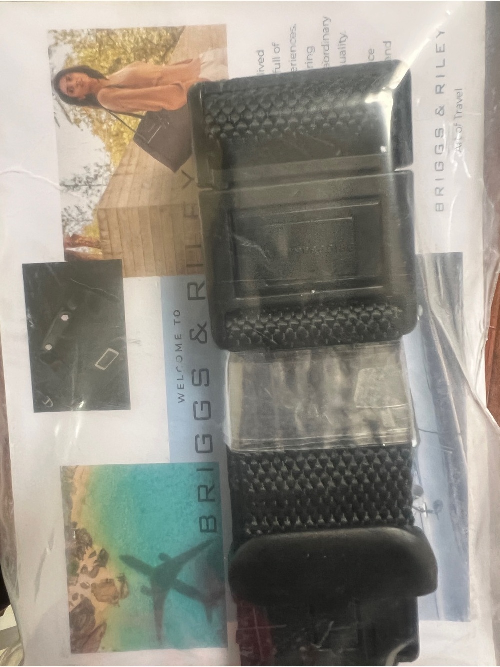 Briggs & Riley Black Tactical Nylon Utility Belt with Quick-Release Buckle